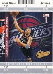 Carlos Boozer #79 Basketball Cards 2003 Fleer Authentix Prices