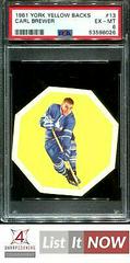Carl Brewer #13 Hockey Cards 1961 York Yellow Backs Prices