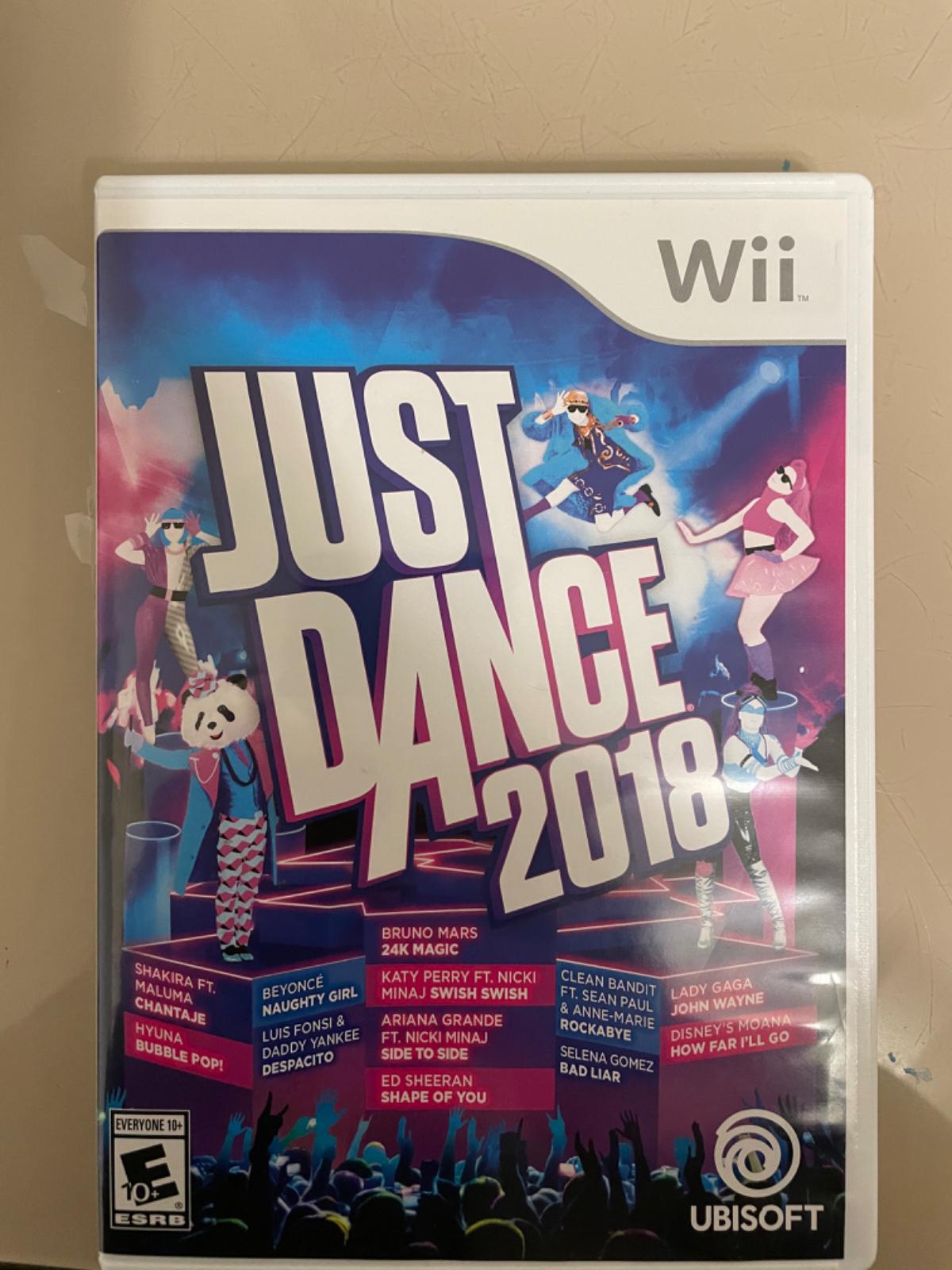 Just Dance 2018 | Item, Box, and Manual | Wii