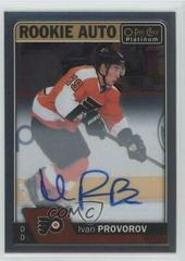 Ivan Provorov Hockey Cards 2016 O-Pee-Chee Platinum Rookie Autographs Prices