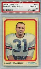 Ronnie Latourelle Football Cards 1963 Topps CFL Prices