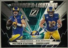 Matthew Stafford , Cooper Kupp #TL-MC Football Cards 2022 Panini Zenith Thunder and Lightning Prices