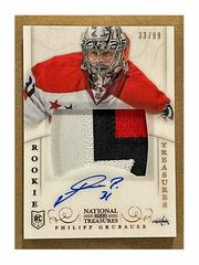 Philipp Grubauer [Autograph Patch] Hockey Cards 2013 Panini National Treasures Prices