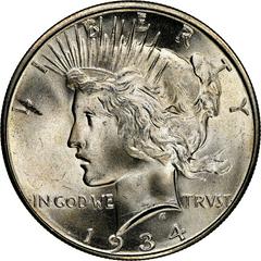 1934 D Coins Peace Dollar Prices