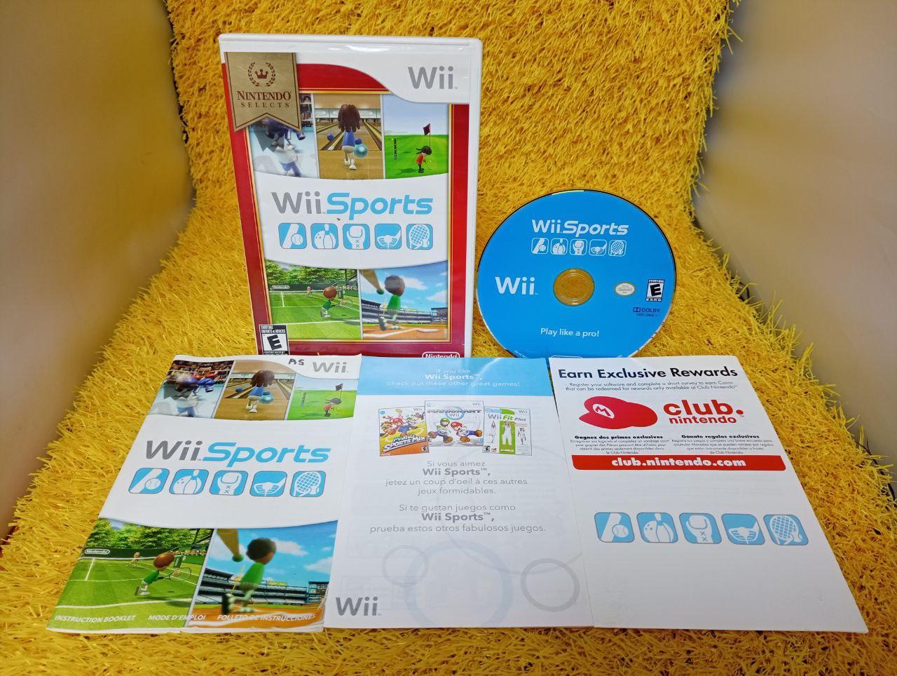 Wii Sports Nintendo Selects Item Box And Manual Wii 9077