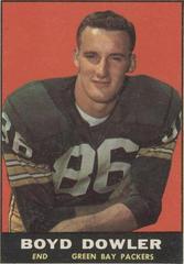 Boyd Dowler Football Cards 1961 Topps Prices