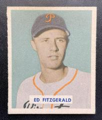 Ed Fitzgerald [Script Name on Back] Baseball Cards 1949 Bowman Prices