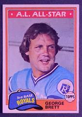 George Brett Baseball Cards 1981 Topps Prices
