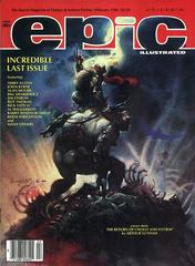 Epic Illustrated #34 (1986) Comic Books Epic Illustrated Prices