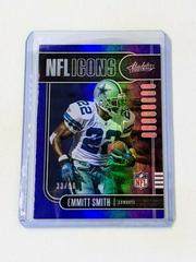 Emmitt Smith [Spectrum Blue] #4 Football Cards 2019 Panini Absolute NFL Icons Prices