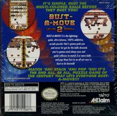 Bust-A-Move 2 Arcade Edition - Back | Bust-a-Move 2 Arcade Edition GameBoy