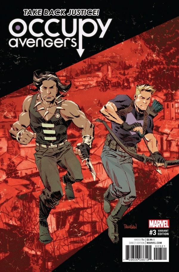 Occupy Avengers [Panosian] #3 (2017) Comic Books Occupy Avengers