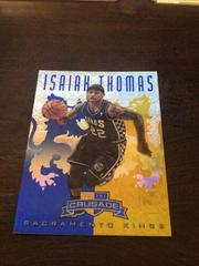 Isaiah Thomas [Blue & Gold] Basketball Cards 2012 Panini Crusade Prizm Prices