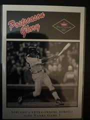 Alfonso Soriano #496 (Post Season Glory) Baseball Cards 2001 Fleer Platinum Prices