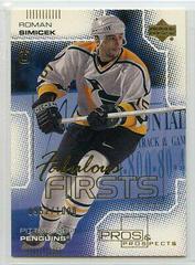 Roman Simicek #121 Hockey Cards 2000 Upper Deck Pros & Prospects Prices