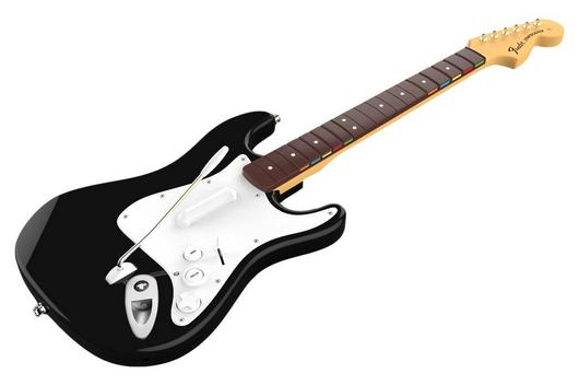 Rock Band 4 Wireless Fender Stratocaster Guitar Controller Cover Art