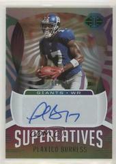 Plaxico Burress [Green] Football Cards 2021 Panini Illusions Superlatives Signs Prices