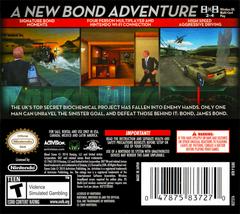 007 Blood Stone - Back | 007 Blood Stone Nintendo DS