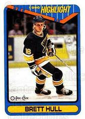 Brett Hull #4 Hockey Cards 1990 Topps Tiffany Prices