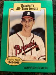 Warren Spahn #none Baseball Cards 1987 All Time Greats Prices