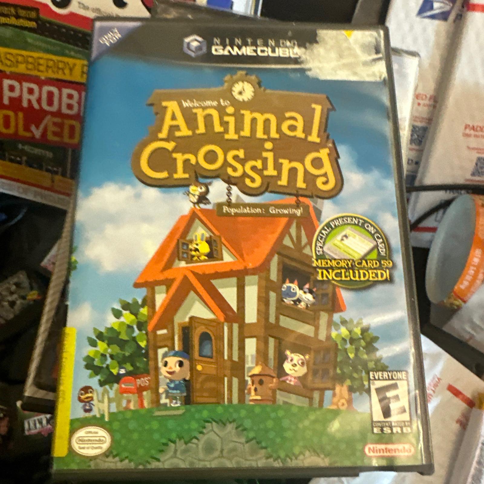 Animal Crossing Item and Box only Gamecube