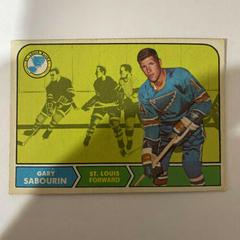 Gary Sabourin #117 Hockey Cards 1968 O-Pee-Chee Prices