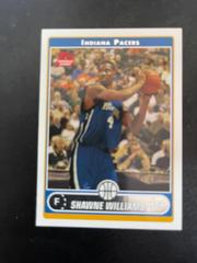 Shawnee Williams #222 Basketball Cards 2006 Topps Prices