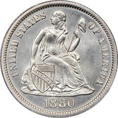 1880 Coins Seated Liberty Dime Prices