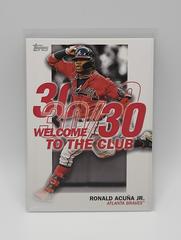 Ronald Acuna Jr. Baseball Cards 2023 Topps Welcome to the Club Prices
