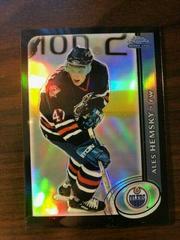 Ales Hemsky [Black Refractor] #176 Hockey Cards 2002 Topps Chrome Prices