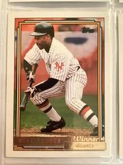 Mike Fielder [Winner] #697 Baseball Cards 1992 Topps Gold Prices