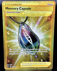 Ultra Rare Memory Capsule 202/185 Holo Full Art Gold Pokemon Card Near Mint 