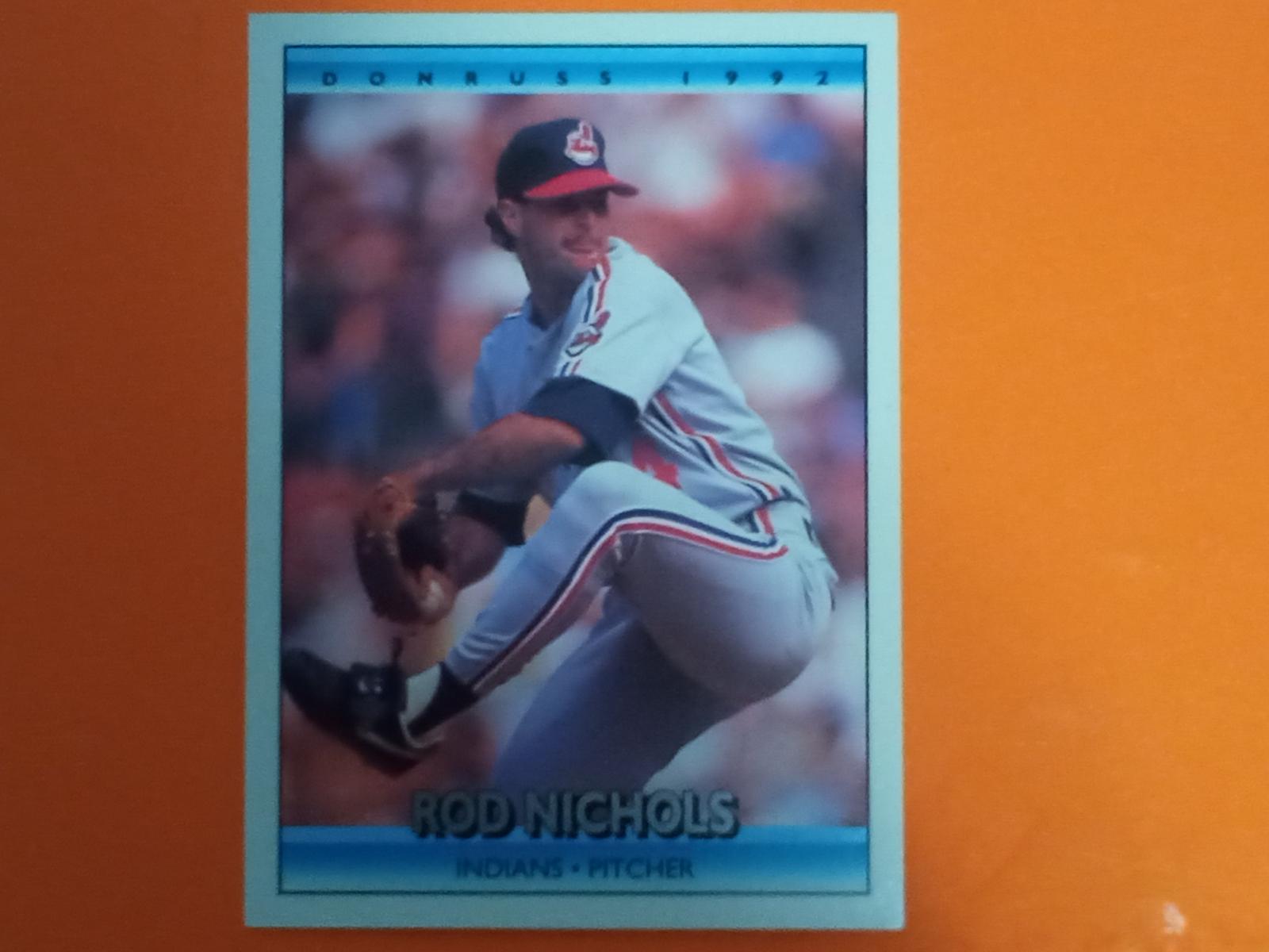 Rod Nichols Ungraded 1992 Panini Donruss