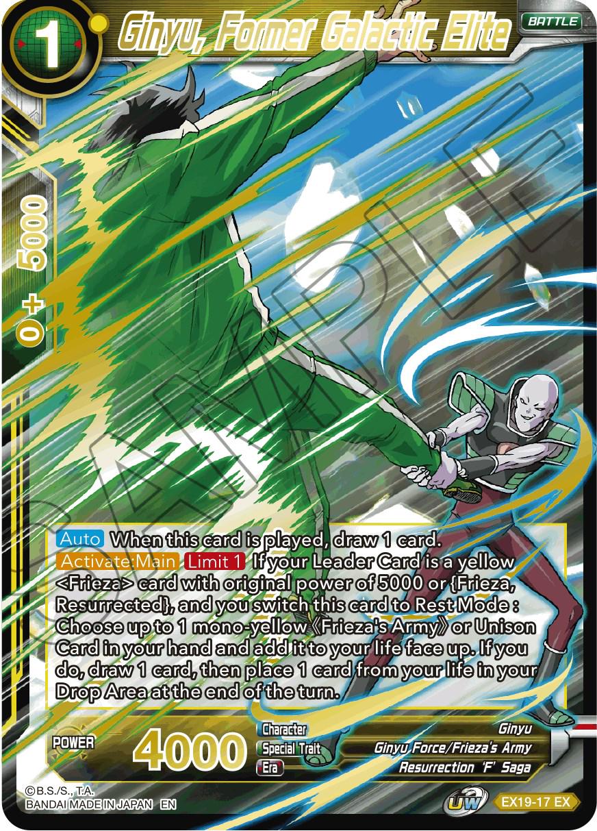 Ginyu, Former Galactic Elite [Foil] EX19-17 Dragon Ball Super Expansion Set: Special Anniversary Box 2021