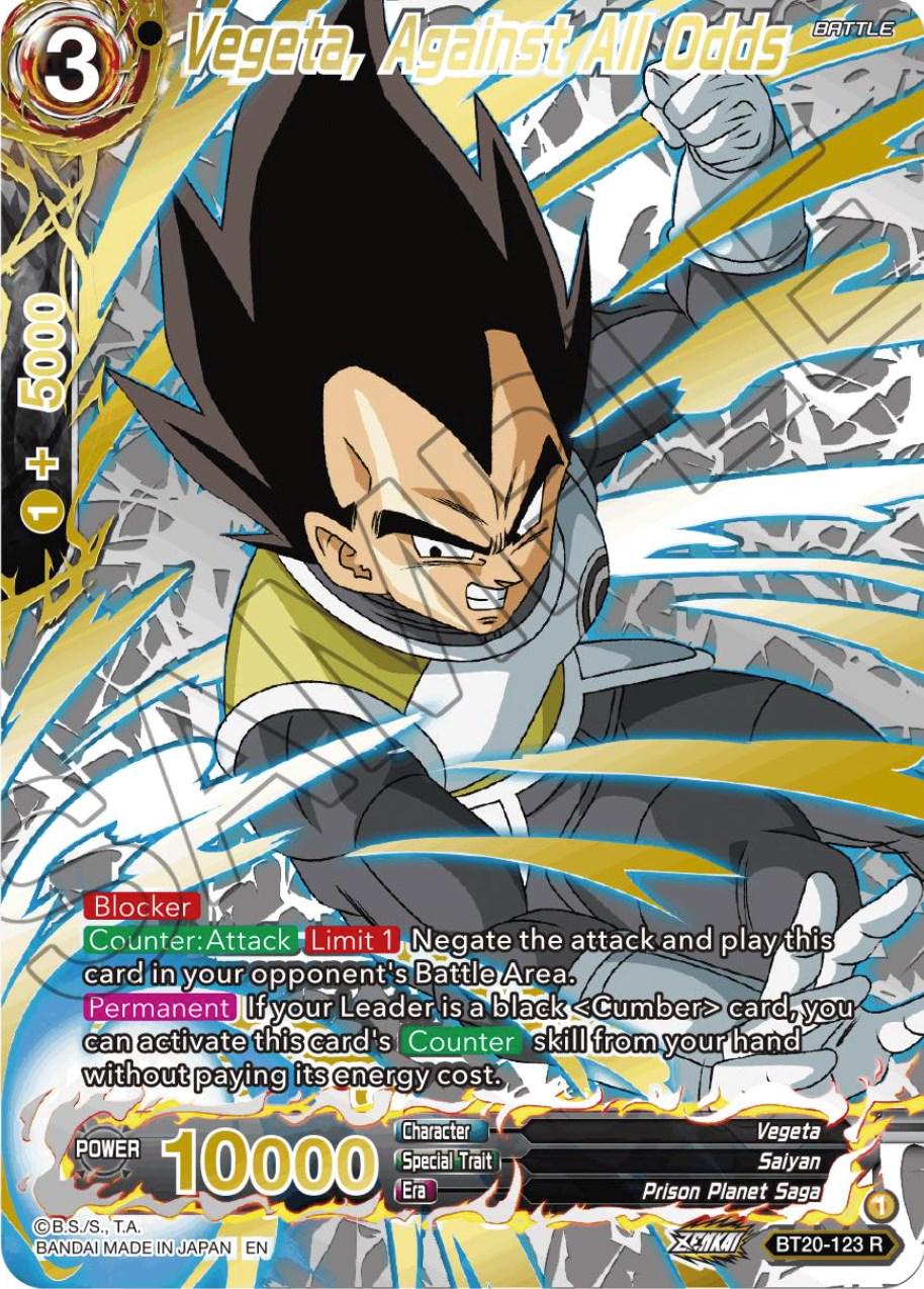 Vegeta, Against All Odds [Gold Stamped Foil] BT20-123 Dragon Ball Super Power Absorbed