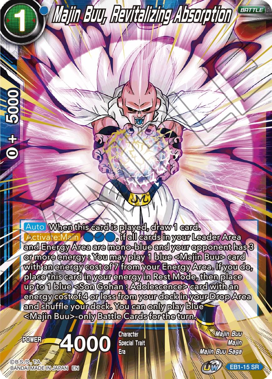 Majin Buu, Revitalizing Absorption EB1-15 Dragon Ball Super Battle Evolution Booster