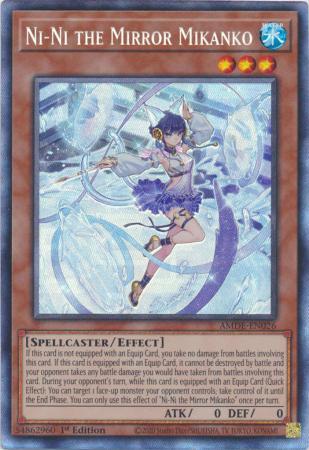 Ni-Ni the Mirror Mikanko [Collector's Rare] AMDE-EN026 YuGiOh Amazing Defenders