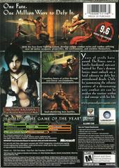 Rear | Prince of Persia Warrior Within Xbox