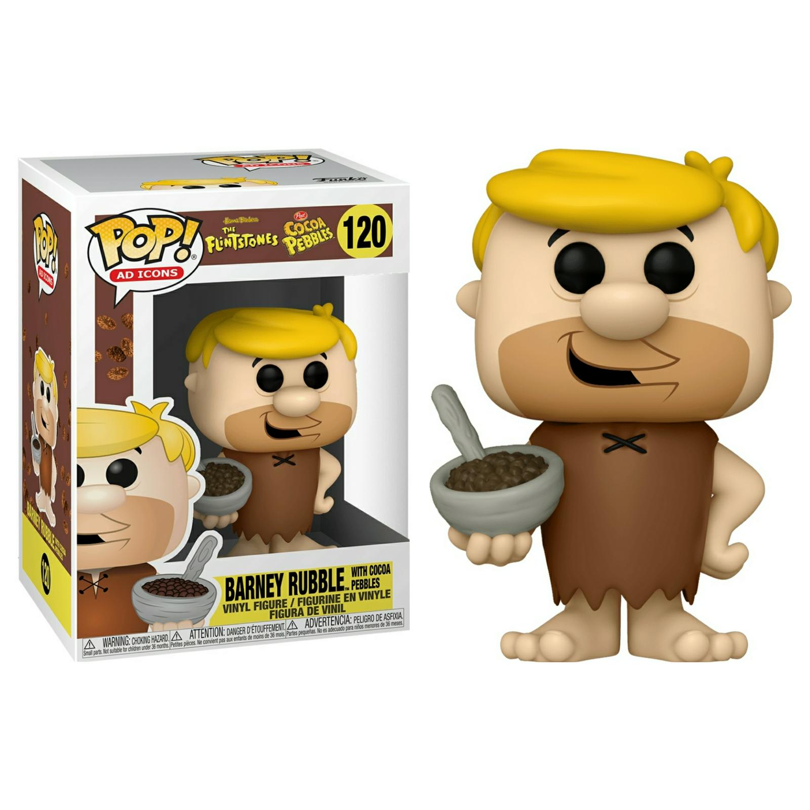 Barney Rubble With Cocoa Pebbles #120 Funko POP Ad Icons