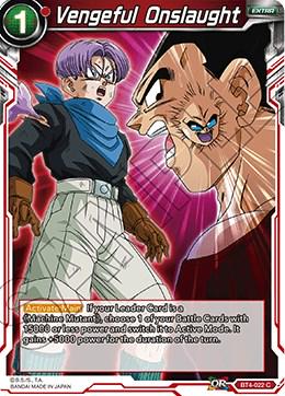 Vengeful Onslaught BT4-022 Dragon Ball Super Colossal Warfare