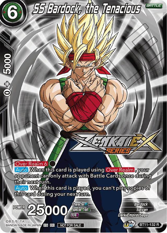 SS Bardock, the Tenacious BT11-132 Dragon Ball Fusion World Promos