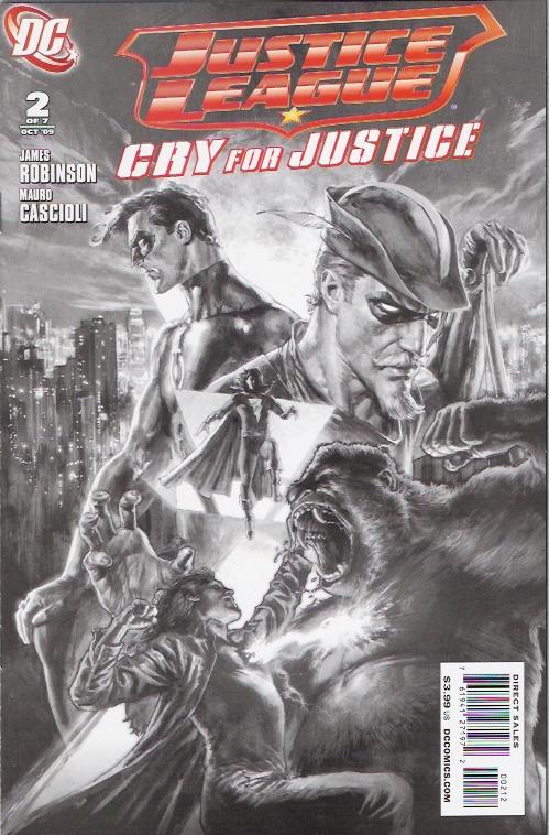 Justice League: Cry for Justice [2nd Print] #2 (2009) Comic Books Justice League: Cry For Justice