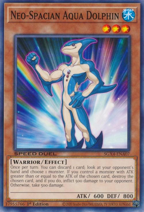 Neo-Spacian Aqua Dolphin SGX4-ENA07 YuGiOh Speed Duel GX: Midterm Destruction