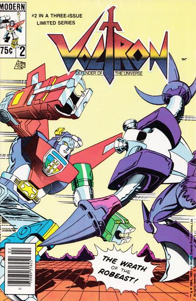 Voltron [Newsstand] #2 (1985) Comic Books Voltron