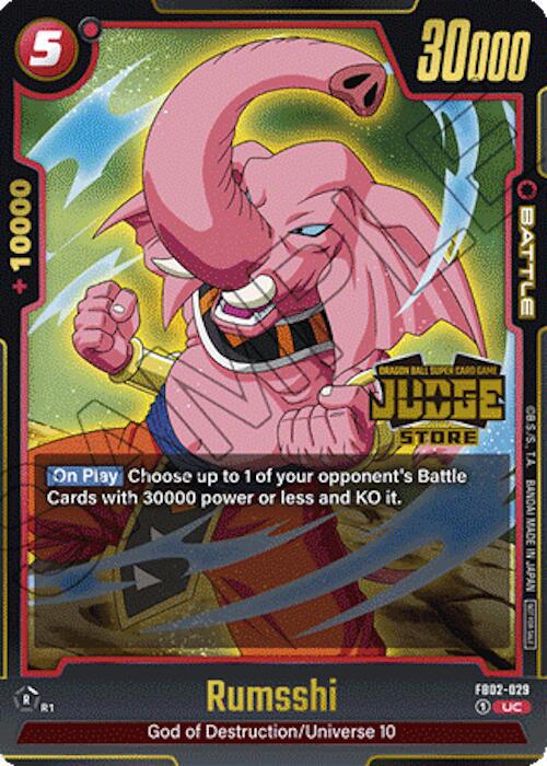 Rumsshi [Judge Pack [Holo] FB02-029 Dragon Ball Fusion World Judge Promo