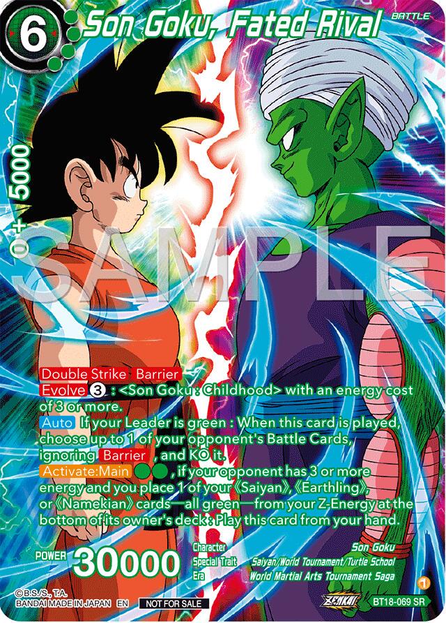 Son Goku, Fated Rival [Alternate Art] BT18-069 Dragon Ball Fusion World Promos