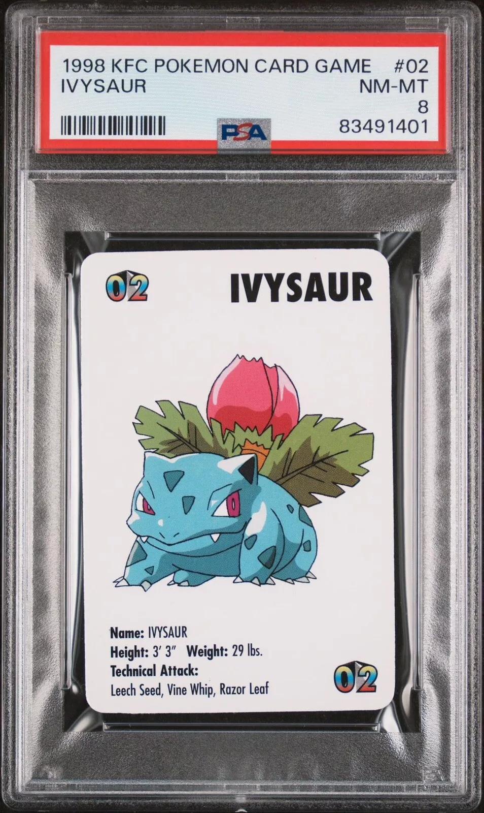 Ivysaur #2 Pokemon 1998 KFC