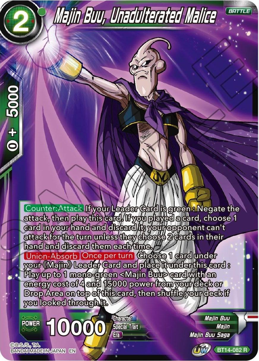 Majin Buu, Unadulterated Malice BT14-082 Dragon Ball Super Cross Spirits