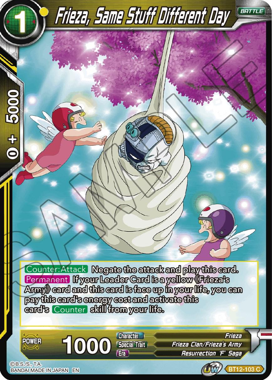 Frieza, Same Stuff Different Day [Foil] BT12-103 Prijzen | Dragon Ball ...
