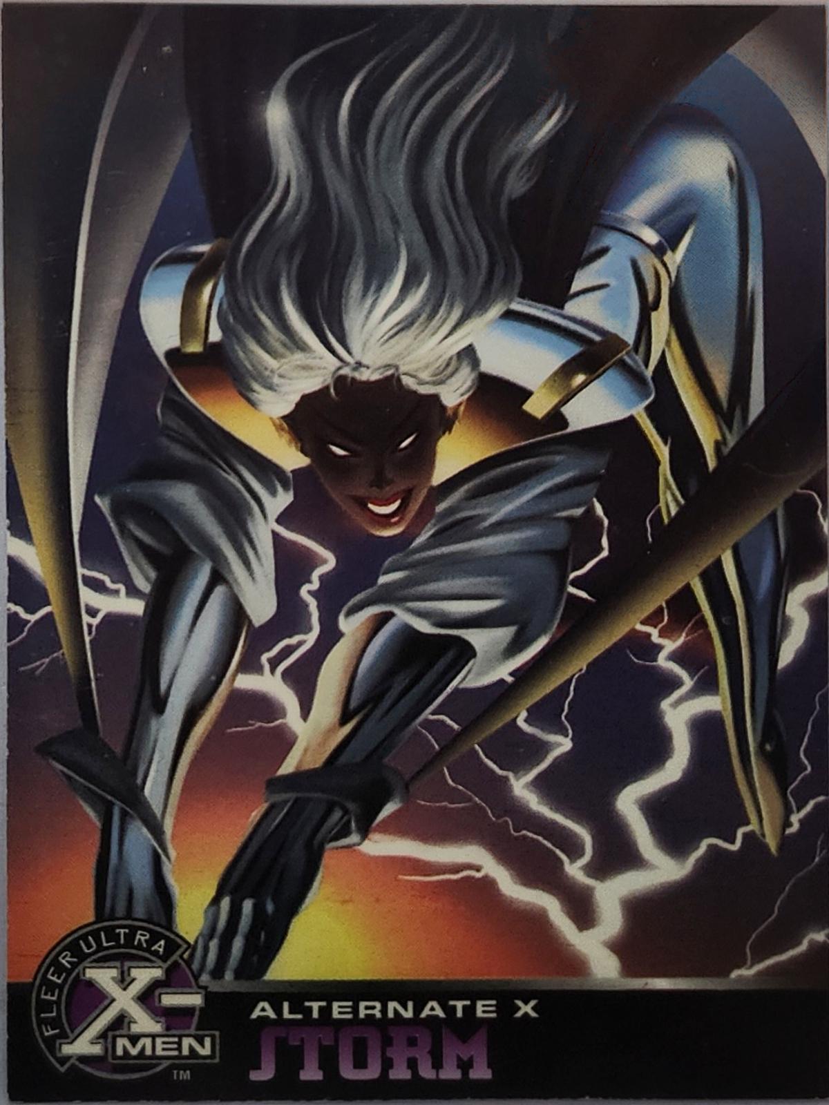 Storm [Alternate X Embossed] #17 Marvel 1995 Ultra X-Men All Chromium